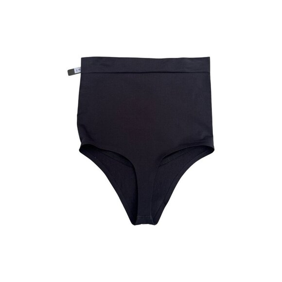 SKIMS Women's XL Onyx Contour Bonded High-rise Stretch-woven Thong Size XL - Picture 7 of 12